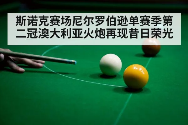 斯诺克赛场尼尔罗伯逊单赛季第二冠澳大利亚火炮再现昔日荣光